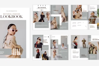 design product catalogue, brochure, booklet, magazine or lookbook design catalog