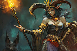 draw any fantasy character that you want