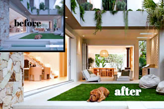 edit airbnb, real estate photos in hdr to enhance  booking