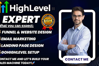 gohighlevel CRM go high level expert fix go high level sales funnel website