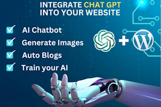 create you website with ai chatgpt and openai API