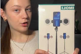 create selfie style female ugc spokesperson video with my cell phone