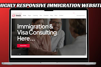 build a professional immigration visa consulting website immigration website