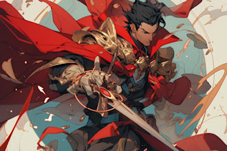draw anime cartoon character illustration