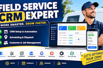 set up field service CRM software for your service business