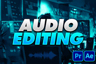 fix, repair, remove audio noise in adobe premier pro and after effects