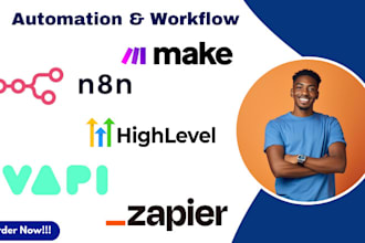 fix make com automation, made com scenario, integromat, gohighlevel vapi ai, n8n