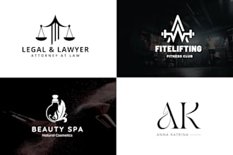do modern minimalist luxury business logo design