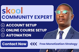 skool community skool online course skool credit repair community setup