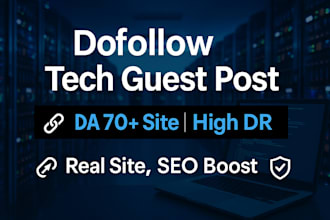 dofollow tech guest post on high DR site