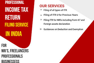 file income tax return for you including for nri