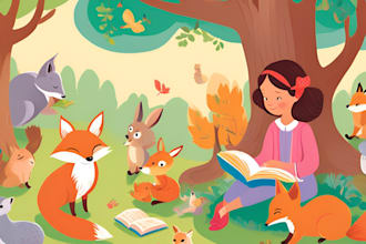 create captivating childrens storybook illustrations for KDP