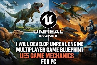 develop unreal engine multiplayer game blueprint ue5 game mechanics for PC