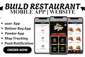 develop food delivery app, website for single or multi restaurant like uber eats