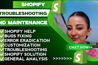 do shopify custom coding or shopify bug fixing and customization