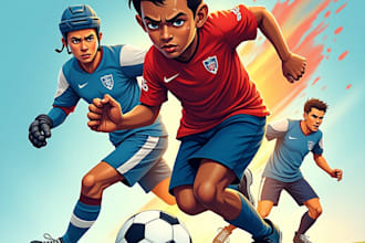 create  football volleyball basketball ufc nba rugby tennis golf  illustration