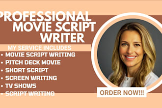 write and edit your movie script, screenplay, feature film