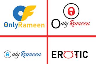 design modern onlyfans, erotic and adult logo