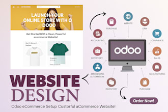 setup odoo ecommerce website, odoo website design, odoo SEO theme customization