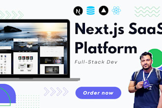 create a modern saas platform with nextjs and tailwind CSS