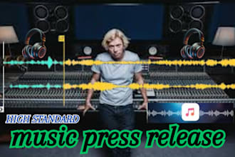 write your music press release distribution music promotion bio press release
