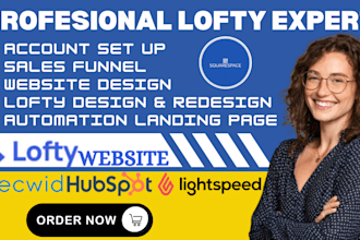 set up lofty website with CRM idx mls follow up boss