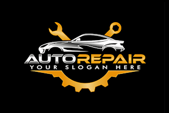 design modern automotive, repair, car wash and  garage logo