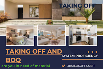 do material taking off for your projects