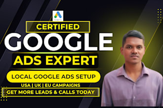 setup targeted google ads search campaigns for local businesses