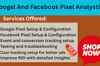 install and configure google pixel and facebook pixel for better tracking tags