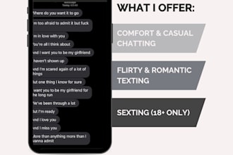 be your text buddy, vent partner, or hype friend