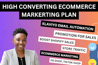 do ecommerce store marketing klaviyo email automation and promotion for sales