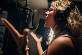 sing, produce female spanish vocal for rock pop music, cantante, latin, salsa