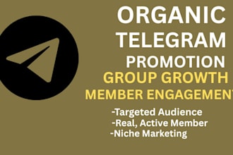 boost your telegram channel with genuine and engaged users
