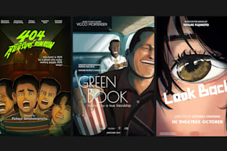 illustrate cover art with my stylized art style