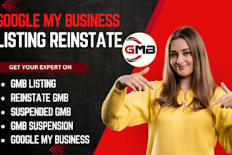 reinstate suspended google my business gmb listing fast and professional