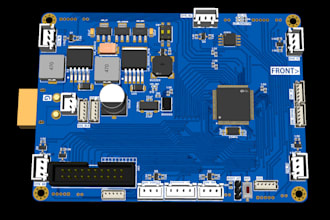 create a pcb design, schematic, and 3d view for your project