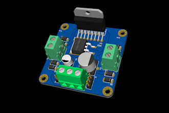 create a pcb design, schematic, and 3d view for your project
