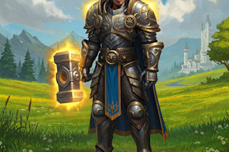 paint warcraft fantasy dungeons and dragons illustrations