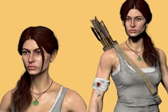 3d realistic character model unreal engine character game character 3d metahuman