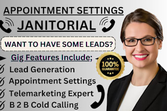 do janitorial cold calling, janitorial cleaning service, vending machine, caller