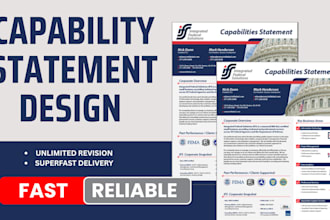 design government capability statement, government contract