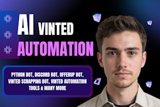 custom vinted scraping bot vinted wardrope auto relisting bot vinted tracker