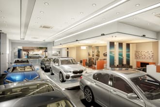 renovate 3d office,render showroom,boutique 3dspa nail salon render,car showroom