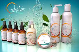 3d product label rendering,cgi product design mockup,vfx,product mailer box,c4d
