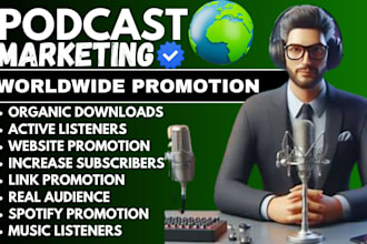 promote podcast blog spotify music marketing to active listeners traffic website