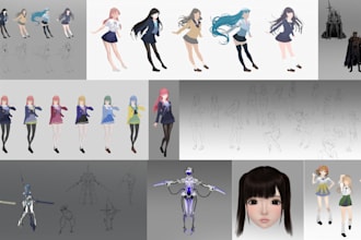 create industry level character design for your game or IP