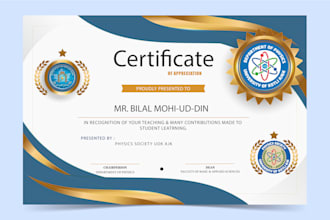 design professional and elegant certificates