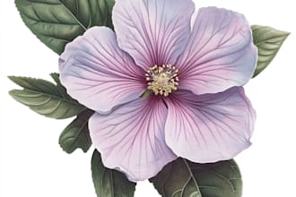 make botanical illustration of flowers, plants, fruits