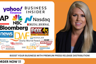 do press release distribution on top media outlets, yahoo finance